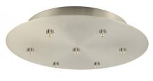 Stone Lighting CPEJRN7SNLED - Canopy Low Voltage 7 Light EZ Jack 20" Round Satin Nickel for LED