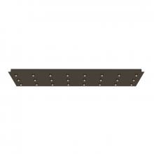 Stone Lighting CPEJRT24BL1346LED - Canopy Low Voltage Rectangular 13x46" 24 Port Black for LED Fixtures