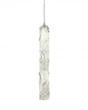 Stone Lighting PD258CRSNL2M - Flo Pendant Clear Satin Nickel LED G4 2W 110lm Monopoint