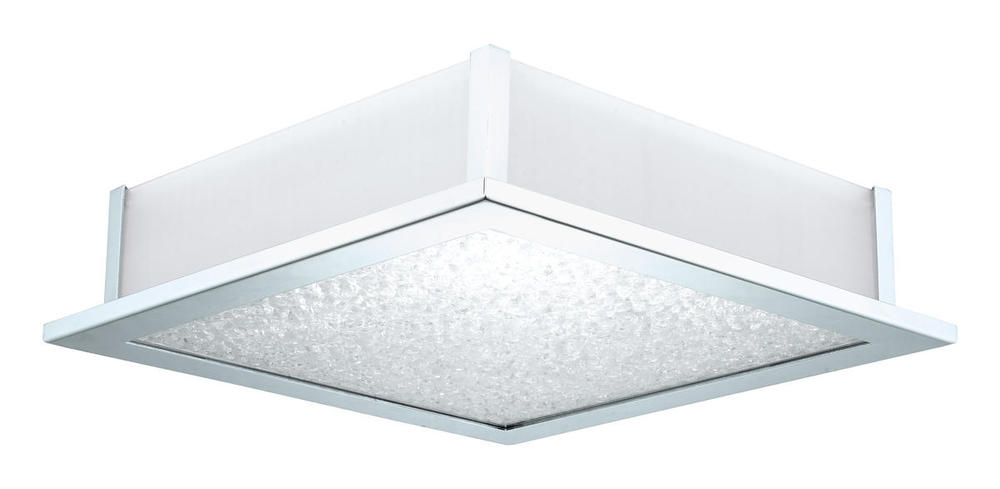 5 LT Ceiling Light w/ Chrome Finish & Clear Glass Shade w/ Clear Glass Crystal Stones