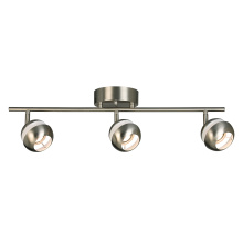 Eglo 204012A - 3 LT Integrated LED Track Light w/ Brushed Nickel Finish & Adjustable Lamp Heads