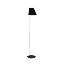 Eglo 99015A - 1 LT Floor Lamp w/ a Black Finish & Black Fabric Shade