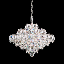 Schonbek 1870 BN1016N-401R - Baronet 8 Light 120V Pendant in Polished Stainless Steel with Radiance Crystal
