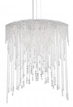Schonbek 1870 CH4813N-401R - Chantant 8 Light 120V Pendant in Polished Stainless Steel with Radiance Crystal