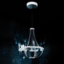 Schonbek 1870 SCE110DN-LB1R - Crystal Empire LED 27IN 3000K 120V Pendant in Grizzly Black with Radiance Crystal