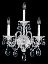 Schonbek 1870 2992-211R - Sterling 3 Light 120V Wall Sconce in Aurelia with Heritage Handcut Crystal