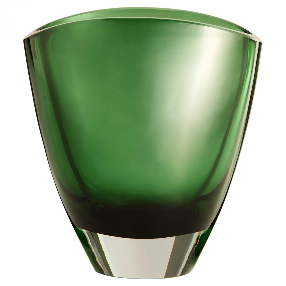 Muzo Vase Emerald Green Clear - Small