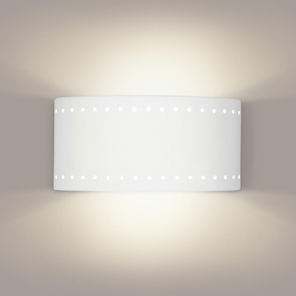 Syros Wall Sconce: Buckskin Leather (Outdoor/WET Location)