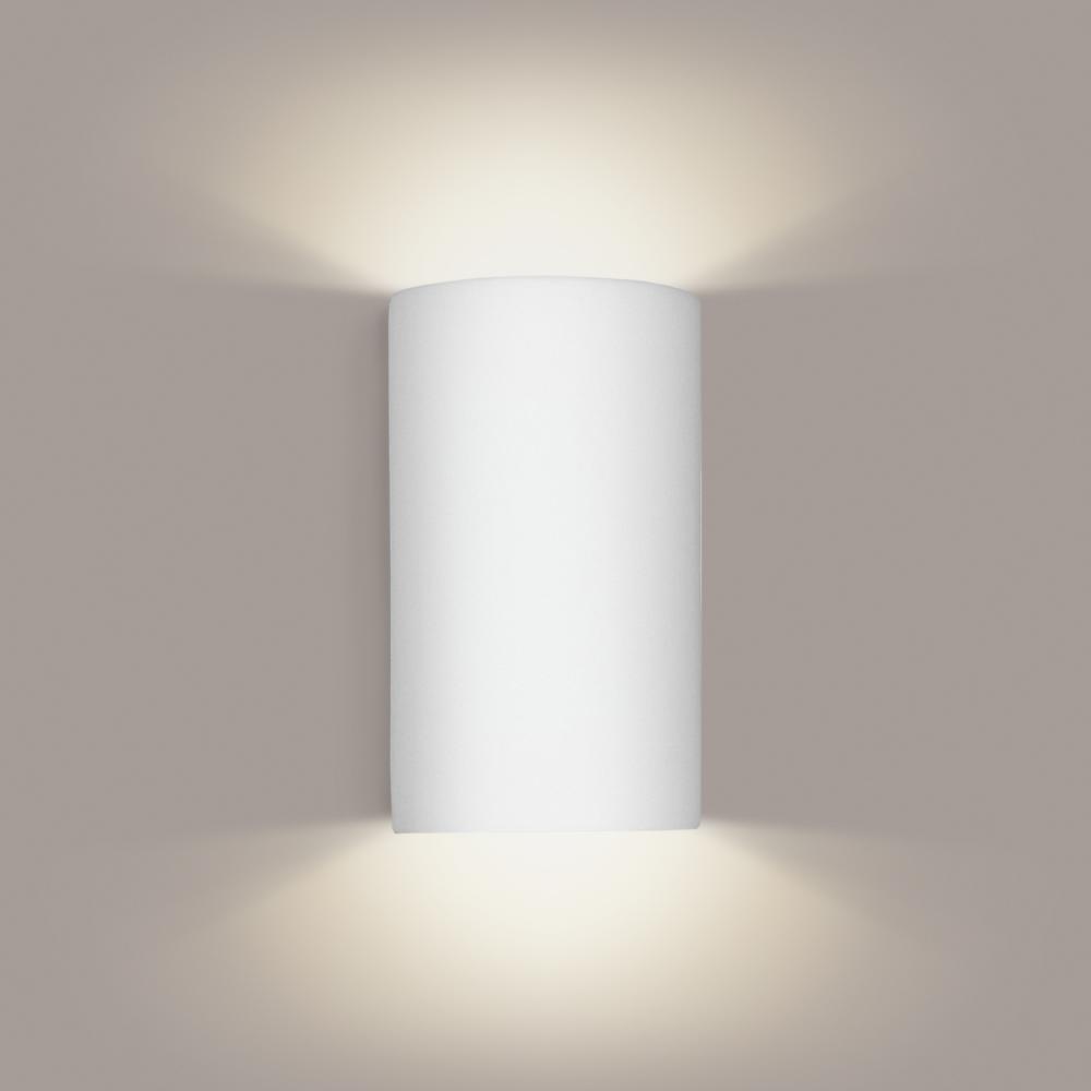 Tenos Wall Sconce: Matte White