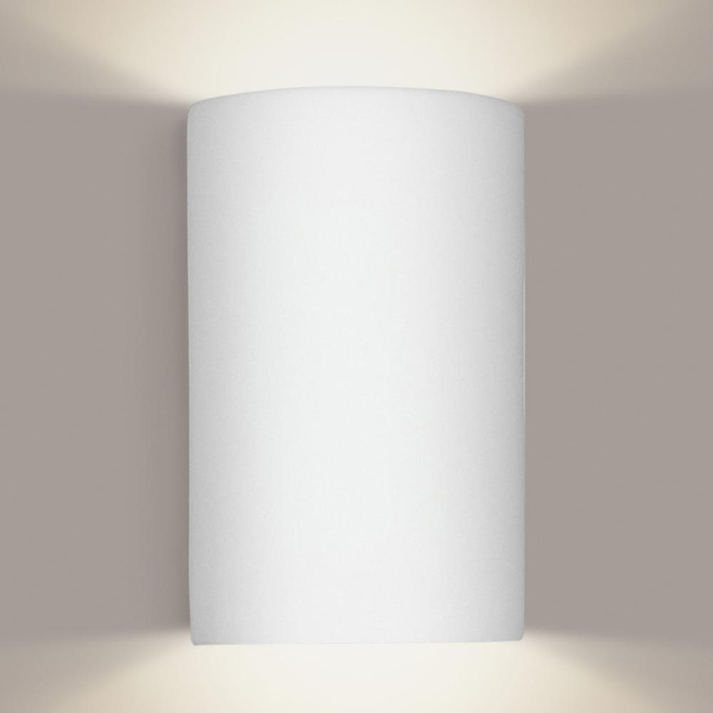 Great Tenos Wall Sconce: White Gloss (Wet Sealed Top, E26 Base LED (Bulb included))