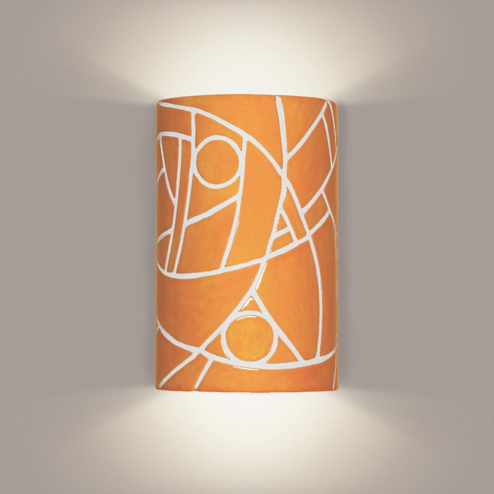 Picasso Wall Sconce Sunflower Yellow with LED bulb included