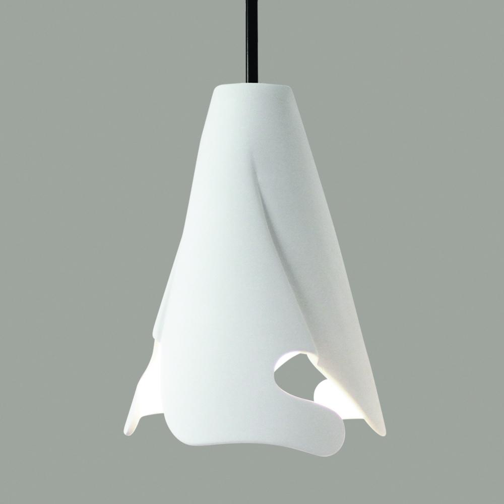 Flora Mini Pendant: Milk Chocolate (Black Cord & Canopy)