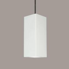 A-19 P1801-1LEDE26-PS-BCC - Timor Pendant: Pistachio (E26 Base Dimmable LED (Bulb included)) (Black Cord & Canopy)
