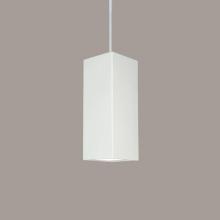 A-19 P1801-1LEDE26-PO-BCC - Timor Pendant: Poppy Orange (E26 Base Dimmable LED (Bulb included)) (Black Cord & Canopy)