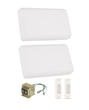 Craftmade CK1002-W - Kit includes 2 Chimes, Transformer, 2 White Buttons