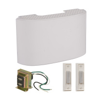 Craftmade CK2000-W - Kit includes Chime, Transformer, 2 White Buttons
