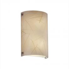 Justice Design Group 3FRM-5541-LEAF-NCKL-LED1-1000 - Finials LED Cylinder Wall Sconce (ADA)