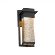 Justice Design Group FSN-7541W-MROR-MBLK - Pacific Small Outdoor LED Wall Sconce