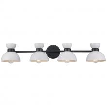 Trans Globe 71854 WH-BK - Vanity Lighting White/Black