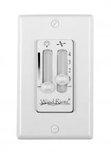 Wind River WSC4402W - Dual Fan Light Wall Control WHITE