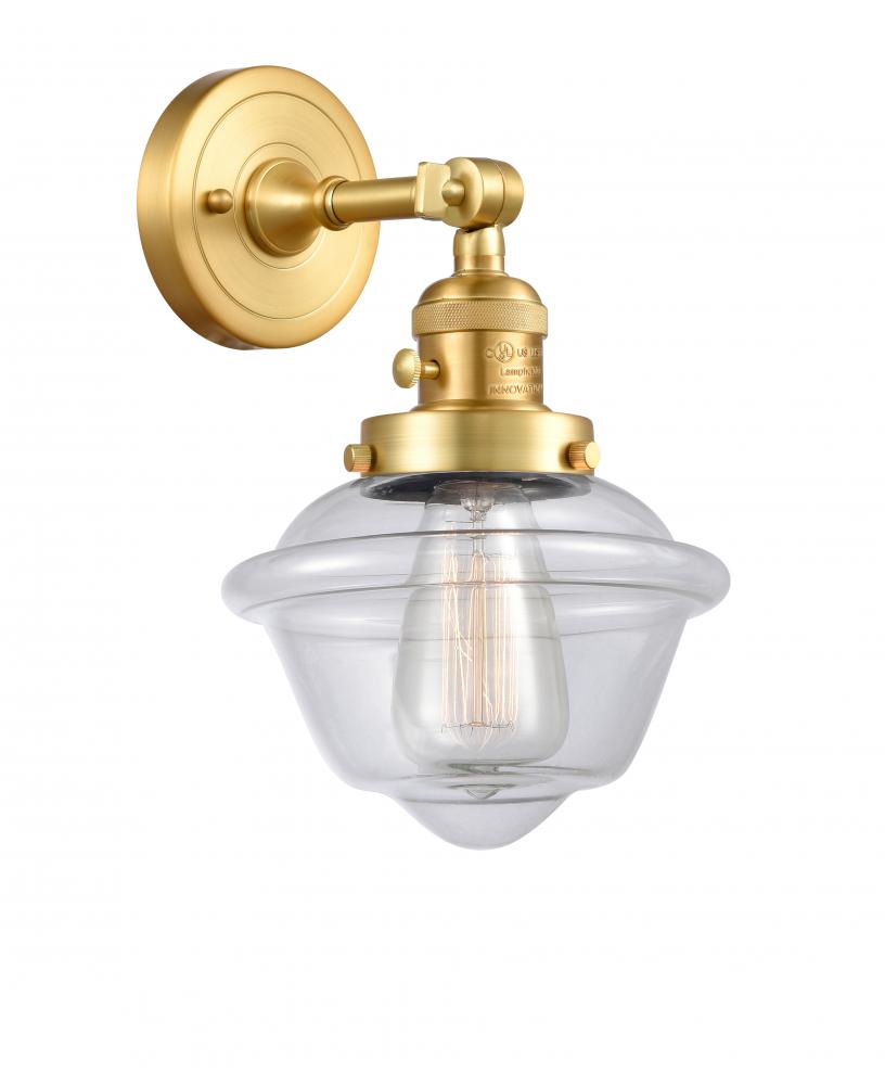 Oxford - 1 Light - 8 inch - Satin Gold - Adjustable Sconce