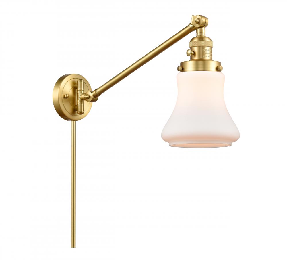 Bellmont - 1 Light - 8 inch - Satin Gold -Adjustable Swing Arm