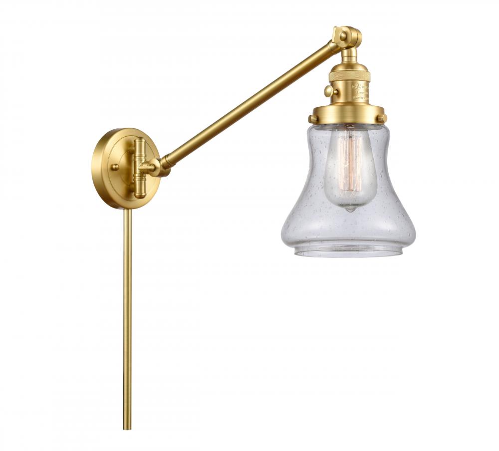 Bellmont - 1 Light - 8 inch - Satin Gold -Adjustable Swing Arm