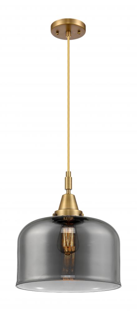 Bell - 1 Light - 12 inch - Brushed Brass - Mini Pendant