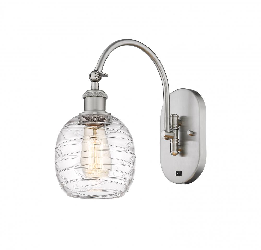 Belfast - 1 Light - 6 inch - Brushed Satin Nickel - Adjustable Swing Arm