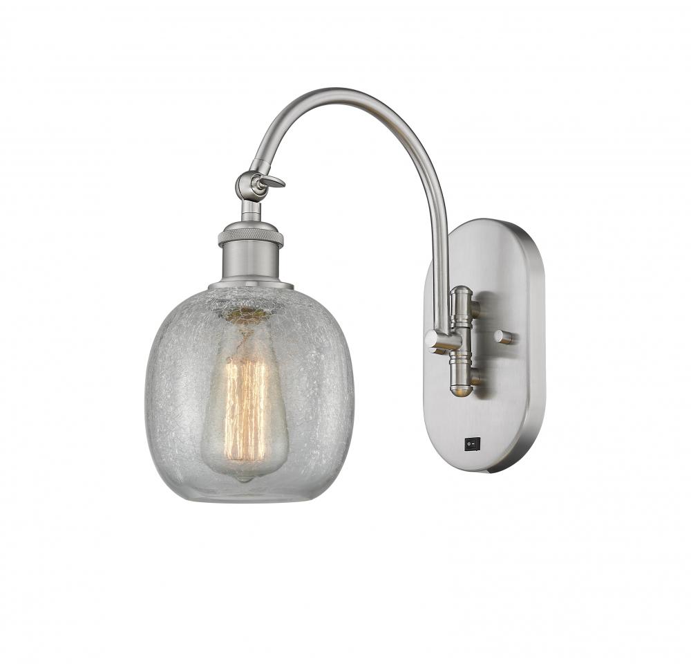 Belfast - 1 Light - 6 inch - Brushed Satin Nickel - Adjustable Swing Arm