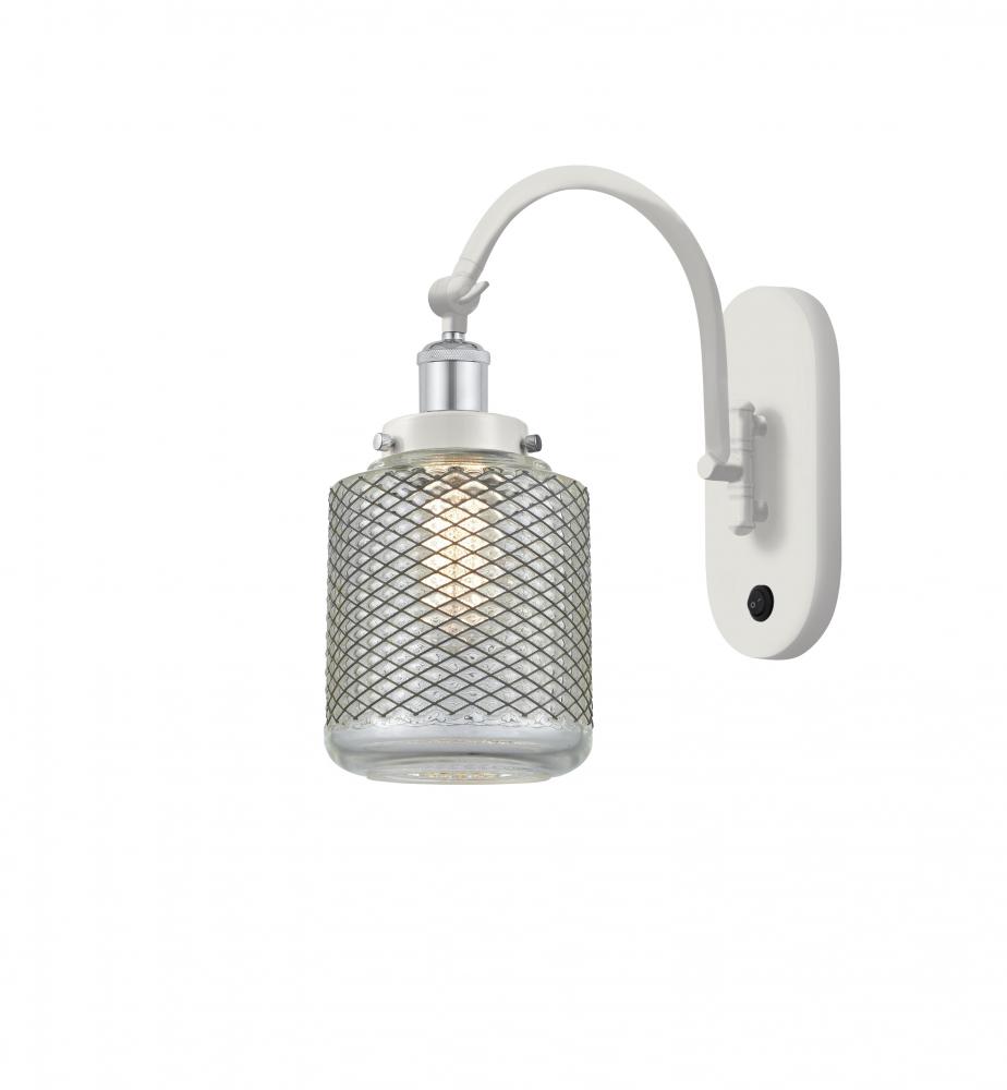 Stanton - 1 Light - 6 inch - White Polished Chrome - Adjustable Swing Arm