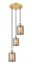 Innovations Lighting 113B-3P-SG-G116 - Cobbleskill - 3 Light - 12 inch - Satin Gold - Cord Hung - Multi Pendant