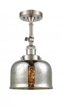 Innovations Lighting 201F-SN-G78-LED - Bell - 1 Light - 8 inch - Brushed Satin Nickel - Adjustable Semi-Flush Mount