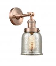 Innovations Lighting 203-AC-G58 - Bell - 1 Light - 5 inch - Antique Copper - Adjustable Sconce