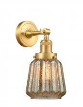 Innovations Lighting 203-SG-G146-LED - Chatham - 1 Light - 7 inch - Satin Gold - Adjustable Sconce