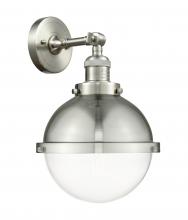 Innovations Lighting 203-SN-HFS-82-SN-LED - Hampden - 1 Light - 9 inch - Brushed Satin Nickel - Adjustable Sconce