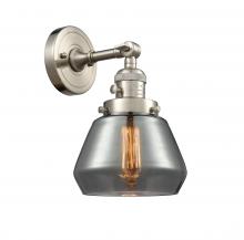 Innovations Lighting 203SW-SN-G173-LED - Fulton - 1 Light - 7 inch - Brushed Satin Nickel - Adjustable Sconce