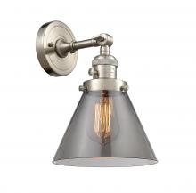 Innovations Lighting 203SW-SN-G43-LED - Cone - 1 Light - 8 inch - Brushed Satin Nickel - Adjustable Sconce