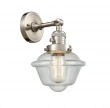Innovations Lighting 203SW-SN-G534-LED - Oxford - 1 Light - 8 inch - Brushed Satin Nickel - Adjustable Sconce