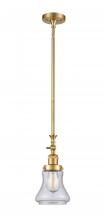 Innovations Lighting 206-SG-G194-LED - Bellmont - 1 Light - 6 inch - Satin Gold - Stem Hung - Adjustable Mini Pendant