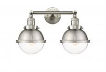 Innovations Lighting 208-SN-HFS-62-SN-LED - Hampden - 2 Light - 18 inch - Brushed Satin Nickel - Adjustable Bath Vanity Light