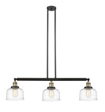 Innovations Lighting 213-BAB-G713 - Bell - 3 Light - 41 inch - Black Antique Brass - Stem Hung - Adjustable Island Light