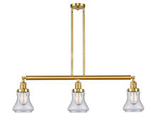 Innovations Lighting 213-SG-G194-LED - Bellmont - 3 Light - 39 inch - Satin Gold - Stem Hung - Adjustable Island Light