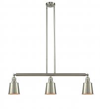 Innovations Lighting 213-SN-M9-SN-LED - Addison - 3 Light - 38 inch - Brushed Satin Nickel - Stem Hung - Adjustable Island Light