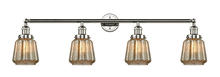 Innovations Lighting 215-PN-G146 - Chatham - 4 Light - 42 inch - Polished Nickel - Adjustable Bath Vanity Light