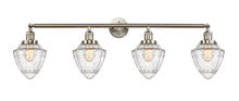 Innovations Lighting 215-SN-G664-7-LED - Bullet - 4 Light - 46 inch - Brushed Satin Nickel - Adjustable Bath Vanity Light
