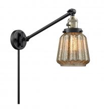 Innovations Lighting 237-BAB-G146-LED - Chatham - 1 Light - 8 inch - Black Antique Brass -Adjustable Swing Arm