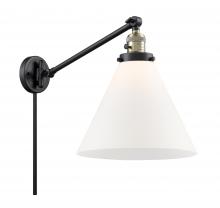 Innovations Lighting 237-BAB-G41-L - Cone - 1 Light - 12 inch - Black Antique Brass -Adjustable Swing Arm