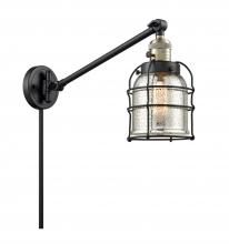 Innovations Lighting 237-BAB-G58-CE-LED - Bell Cage - 1 Light - 8 inch - Black Antique Brass -Adjustable Swing Arm