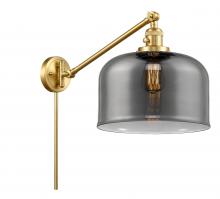 Innovations Lighting 237-SG-G73-L - Bell - 1 Light - 12 inch - Satin Gold -Adjustable Swing Arm